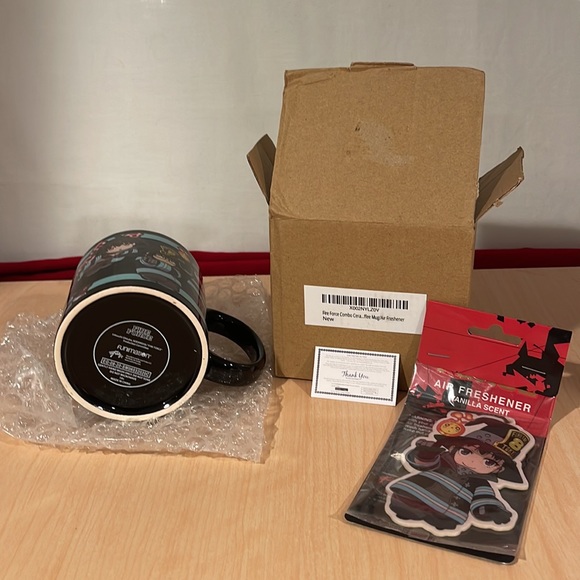 Fire Force Ceramic Coffee Mug/ Vanilla Air Fresher. - Picture 6 of 8